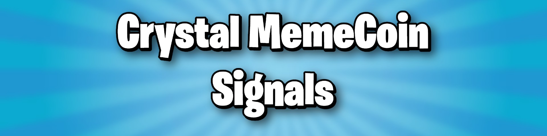 Discord server Crystal MemeCoin Signals banner image